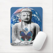 Tapis De Souris Bouddha attend Mousepad (Avec souris)