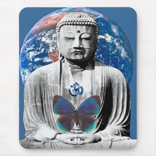 Tapis De Souris Bouddha attend Mousepad (Devant)