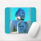 Tapis De Souris bouddha bleu (Avec souris)
