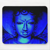 Tapis De Souris Bouddha bleu Mousepad (Devant)
