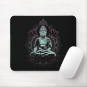 Tapis De Souris Bouddha de méditation (Avec souris)