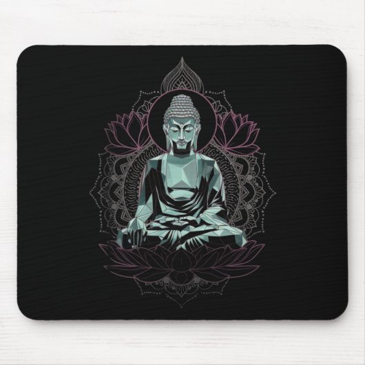 Tapis De Souris Bouddha de méditation (Devant)