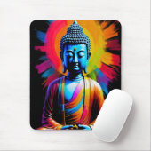 Tapis De Souris Bouddha - Rayons de Tranquillité (Avec souris)