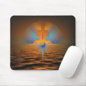 Tapis De Souris Bouddha Star 3D (Avec souris)