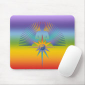 Tapis De Souris Bouddha Star 3D (Avec souris)