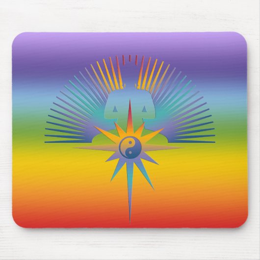Tapis De Souris Bouddha Star 3D (Devant)