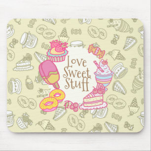 Tapis De Souris Boulangerie sucrée et boissons Vert