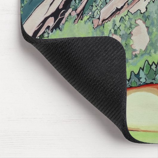 Tapis De Souris Boulder Flatirons (Coin)