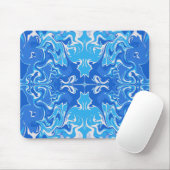 Tapis de Souris Boule Bleue Dessinée à la Main (Avec souris)