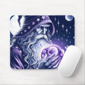 Tapis De Souris Boule de cristal de l'espace céleste violet pour l (Avec souris)