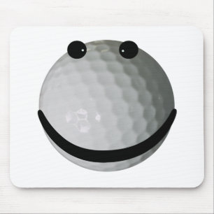 Tapis De Souris boule de golf de visage