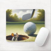 Tapis De Souris Boule De Golf Et Souris (Avec souris)
