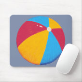 Tapis De Souris Boule de plage Mousepad (Avec souris)