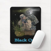 Tapis De Souris boule noire mousepac (Avec souris)