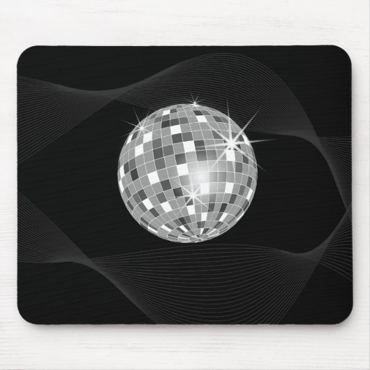 Tapis De Souris Boule super de disco (Devant)