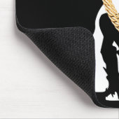Tapis De Souris Bouledogue avec collier en or (Coin)