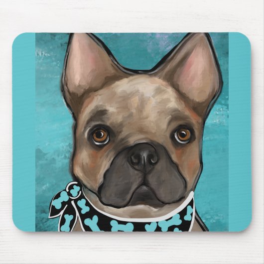 TAPIS DE SOURIS BOULEDOGUE FRANÇAIS (Devant)