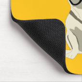 Tapis De Souris Bouledogue Français Crème (Coin)