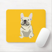 Tapis De Souris Bouledogue Français Crème (Avec souris)