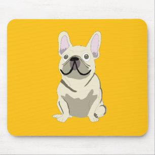 Tapis De Souris Bouledogue Français Crème