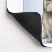 Tapis De Souris Bouledogue français FB1 (de couleur chamois) (Coin)