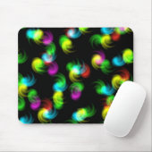 Tapis De Souris Boules arc-en-ciel Mousepad (Avec souris)