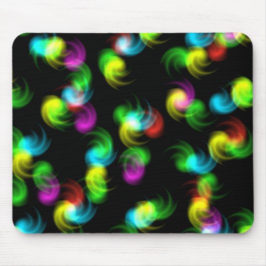 Tapis De Souris Boules arc-en-ciel Mousepad (Devant)