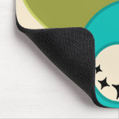 Tapis De Souris Boules de bowling modernes du milieu du siècle (Coin)