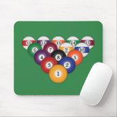 Tapis De Souris Boules de piscine/billards : Mousepad (Avec souris)
