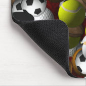 Tapis De Souris Boules de sport Mousepad (Coin)