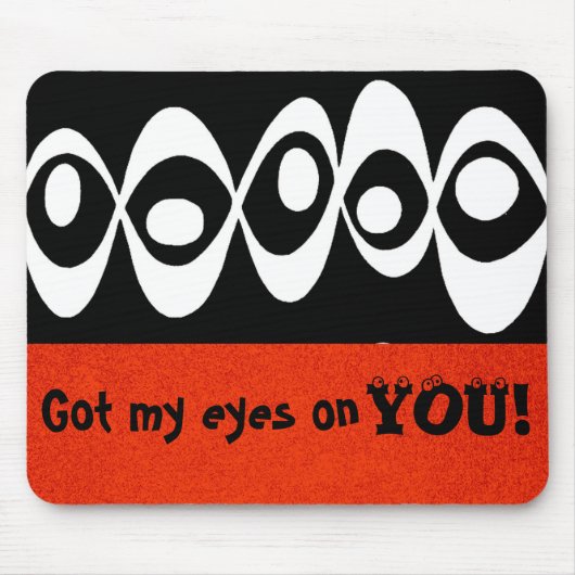 Tapis De Souris Boules d'oeil ~ Mousepad (Devant)