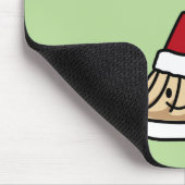 Tapis De Souris Boulette chinoise Dim Sum Père Noël de soupe à (Coin)