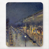 Tapis De Souris Boulevard Montmartre à Night Pissarro (Devant)