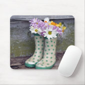 Tapis De Souris Bouquet à bottes (Avec souris)