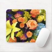 Tapis De Souris Bouquet Coloré (Avec souris)