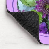 Tapis De Souris Bouquet d'Alma Fleurit Violet (Coin)