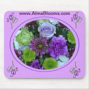 Tapis De Souris Bouquet d'Alma Fleurit Violet