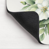 Tapis De Souris Bouquet de fleurs de pomme blanche aquarelle (Coin)