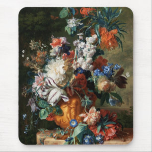 Tapis De Souris Bouquet de fleurs de Van Huysum mousepad