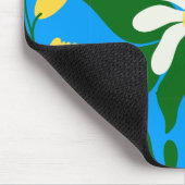 Tapis De Souris Bouquet de fleurs d'été en bleu (Coin)