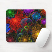 Tapis De Souris Bouquet de fractale (Avec souris)