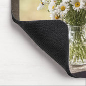Tapis De Souris Bouquet de la marguerite dans la fenêtre (Coin)
