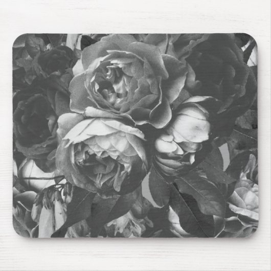 Tapis De Souris Bouquet de Rose noire (Devant)