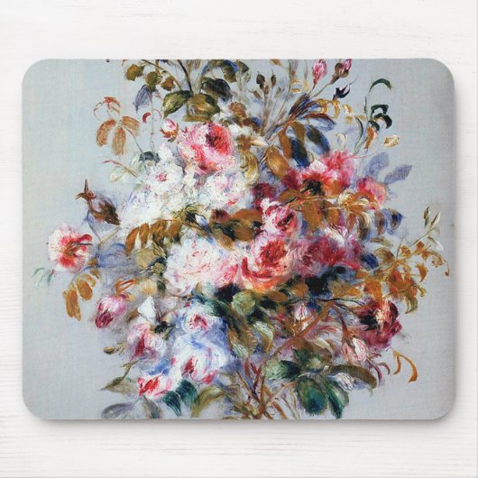 Tapis De Souris Bouquet de Roses, Renoir (Devant)