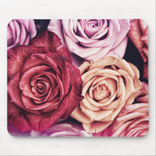 Tapis De Souris Bouquet de roses roses