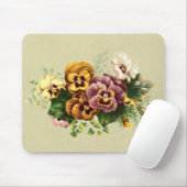 Tapis De Souris Bouquet de Vintage (Avec souris)