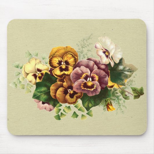 Tapis De Souris Bouquet de Vintage (Devant)