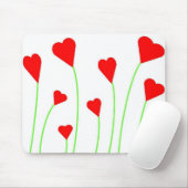 Tapis De Souris Bouquet des coeurs Mousepad (Avec souris)
