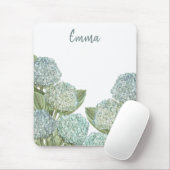 Tapis De Souris Bouquet Dusty Blue Hydrangea (Avec souris)