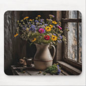 Tapis De Souris Bouquet Fleur sauvage vintage (Devant)